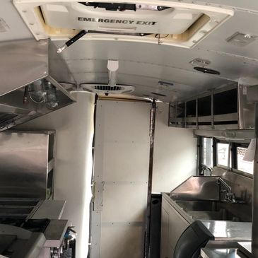 THE TANK    LARGE BUS LOADED WITH COMMERCIAL GRADE APPLIANCES