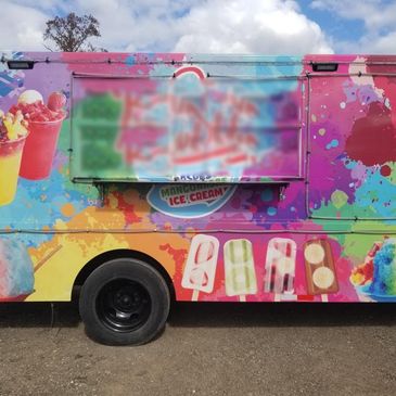 Fun, LED-Equipped Frozen Treat Truck