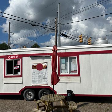 Custom Built, 24.5-Foot Food Trailer for Sale