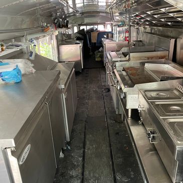 1999 Thomas bus food truck fully loaded 