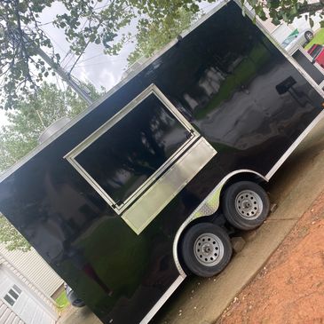 Like New Black Food Trailer for Sale