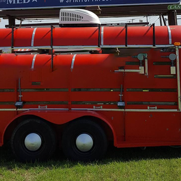 Reimagined Horse Trailer Turned Coffee Trailer