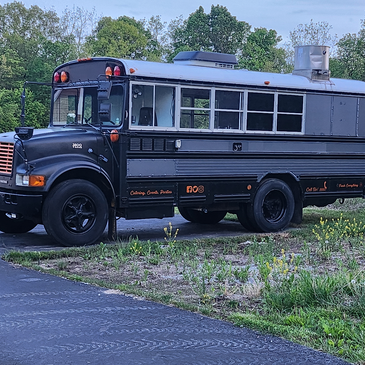 Unique "Shorty" School Bus Food Truck