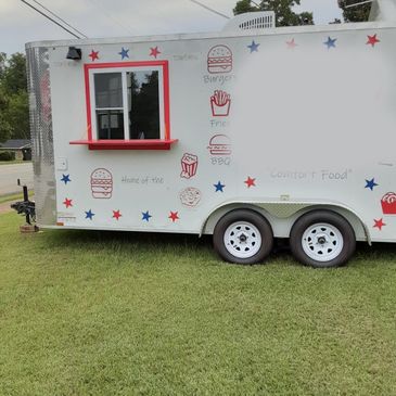 Enclosed food trailer 